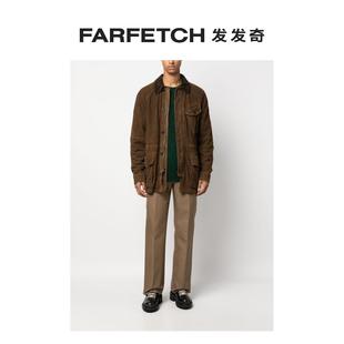 Lauren男士 束腰绒面皮夹克FARFETCH发发奇 Preston Ralph Polo