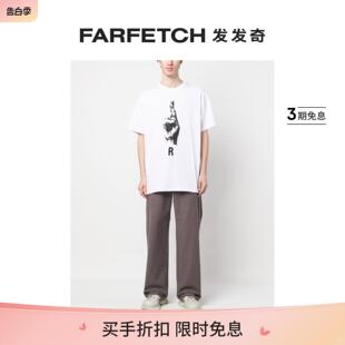 Raf Sale 手势印花T恤FARFETCH发发奇 Final Simons男士