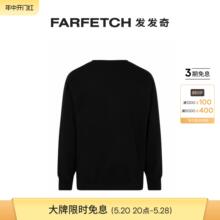 Supreme男女通用方块logo圆领卫衣 FARFETCH发发奇