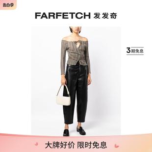 FARFETCH发发奇 Agolde女士高腰皮质灯笼裤