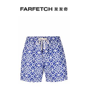 Peninsula 几何图案印花泳裤 FARFETCH发发奇 Swimwear男士