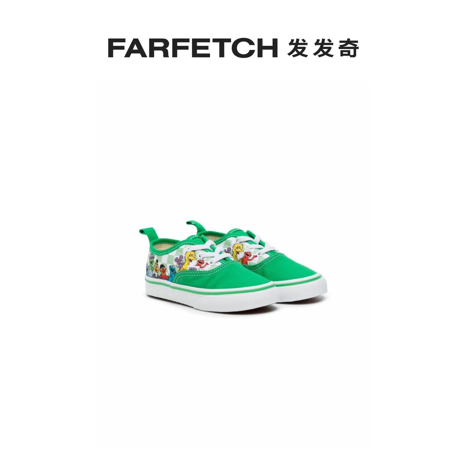 Vans童装x Sesame Street系带运动鞋FARFETCH发发奇