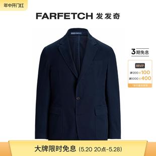 成衣染单排扣西装 Polo Ralph Lauren男士 夹克FARFETCH发发奇