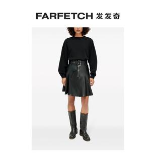 皮质半身裙FARFETCH发发奇 Done女士Moto