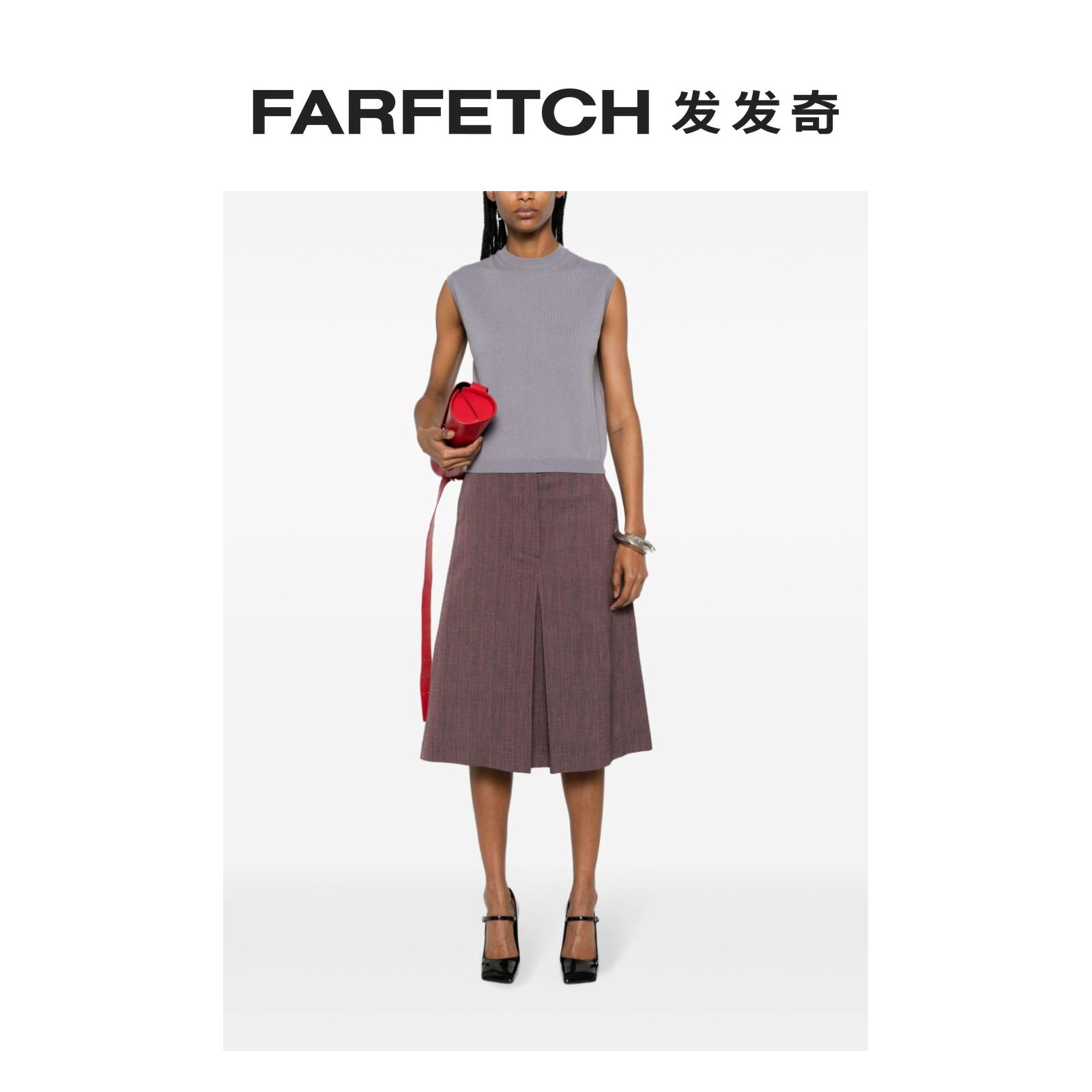 Salvatore Ferragamo菲拉格慕女士密织上衣FARFETCH发发奇