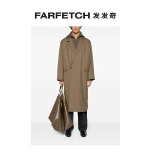 中长斜纹布外套FARFETCH发发奇 Lemaire男士 Asymmetric