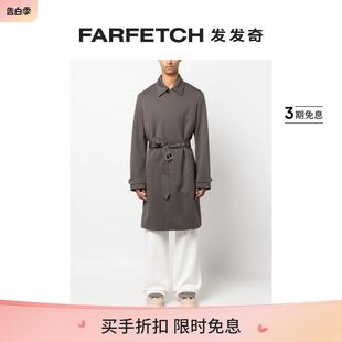 束腰风衣FARFETCH发发奇 Lanvin浪凡男士