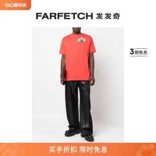 Final Philipp Sale Plein男士 骷髅头细节T恤FARFETCH发发奇