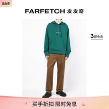 [Final Sale]Oamc男士logo印花细节连帽衫FARFETCH发发奇