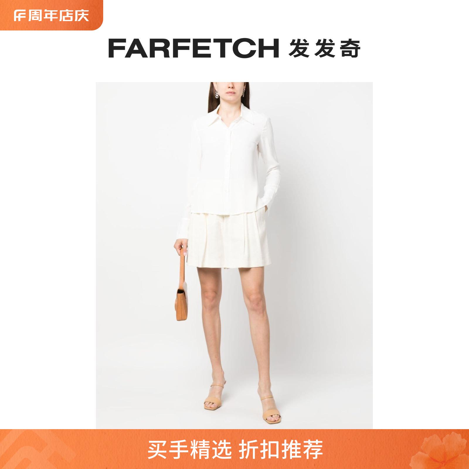 Patrizia Pepe女士长袖搭扣衬衫FARFETCH发发奇