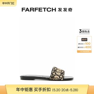 图案露趾拖鞋 Mccartney女士经典 FARFETCH发发奇 Stella