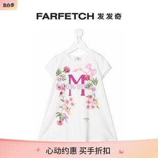 花卉印花T恤式 Monnalisa童装 Sale 连衣裙FARFETCH发发奇 Final