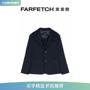 Fay童装 Sale 夹克FARFETCH发发奇 Final logo刺绣单排扣西装