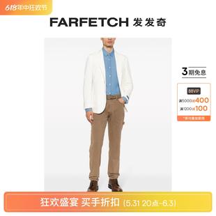 Polo 单排扣棉混纺西装 Lauren男士 Ralph 夹克FARFETCH发发奇