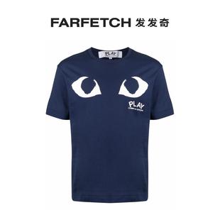 Garcons Play des 川久保玲男士 Comme 眼镜印花T恤FARFETCH发发奇