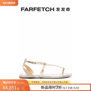 Zadig&Voltaire女士Moonstar 水钻缀饰凉鞋 FARFETCH发发奇