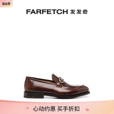 [Final Sale]Salvatore Ferragamo菲拉格慕男士Gancini 标牌皮质