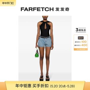 FARFETCH发发奇 Coperni女士中腰牛仔短裤