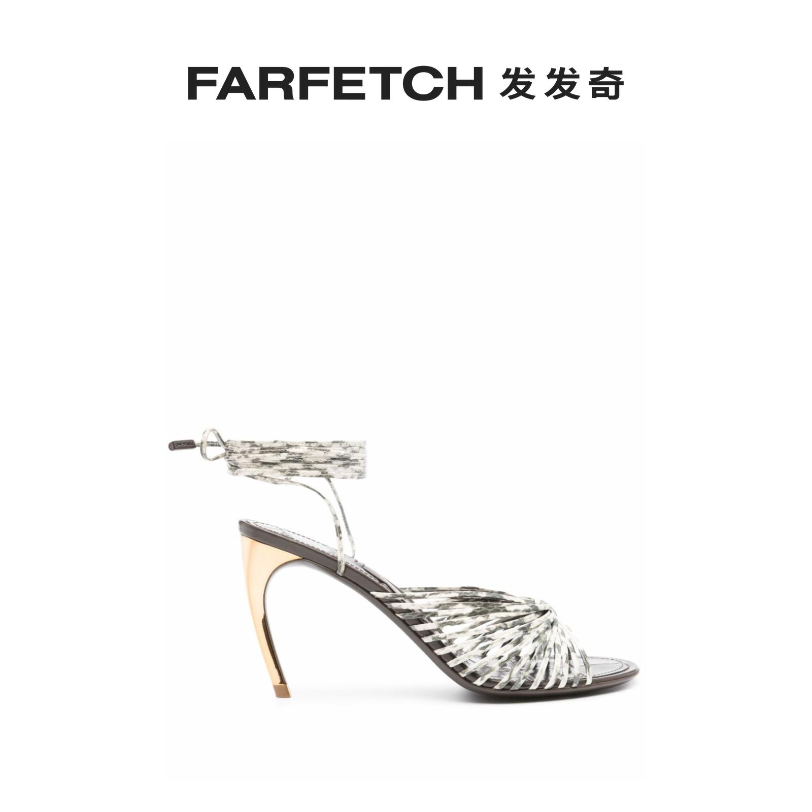 Salvatore Ferragamo菲拉格慕女士皮质高跟凉鞋FARFE