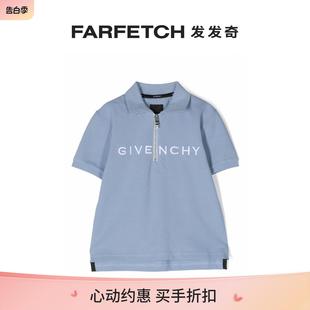 FARFETCH发发奇 拉链polo衫 纪梵希童装 GIVENCHY