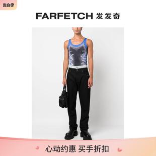 FARFETCH发发奇 VTMNTS男士 双层直筒牛仔裤