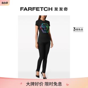 Philipp 水钻缀饰T恤FARFETCH发发奇 Pure Plein女士Sexy