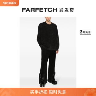 Juun.J男士 Sale logo刺绣长袖 Final T恤FARFETCH发发奇