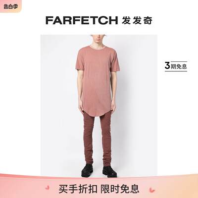 Boris Bidjan Saberi男士Mellow Rose 长款T恤FARFETCH发发奇