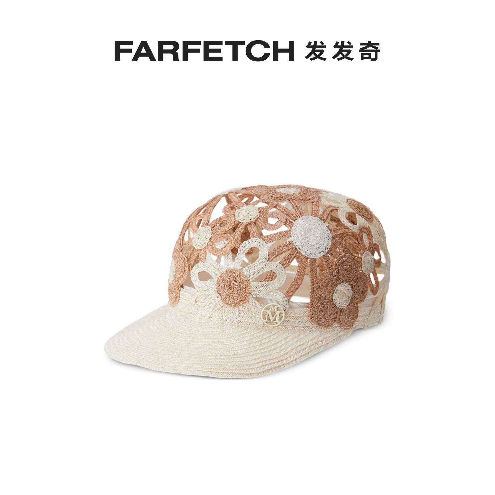 maison michel女士shariff 花卉棒球帽 farfetch发发奇