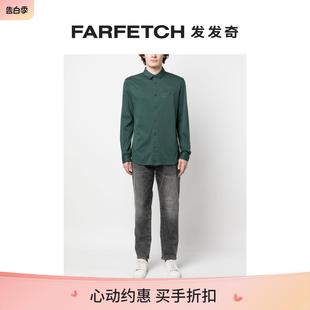 FARFETCH发发奇 合身剪裁直筒牛仔裤 Exchange男士 Armani