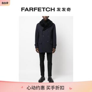 Giorgio 披肩领双排扣外套FARFETCH发发奇 Armani阿玛尼男士