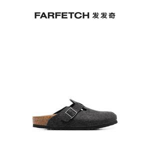 Birkenstock男士Boston扣环羊毛拖鞋FARFETCH发发奇