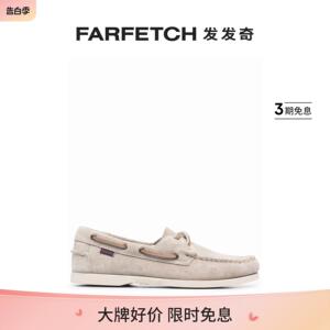 Sebago男士系带细节帆船鞋FARFETCH发发奇