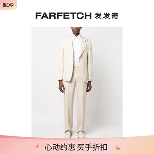 单排扣西装 套装 两件式 Lardini男士 FARFETCH发发奇