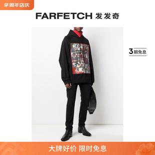 超大款 照片印花连帽衫 Simons男士 Raf FARFETCH发发奇