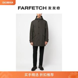 Liska男士 排扣连帽外套FARFETCH发发奇