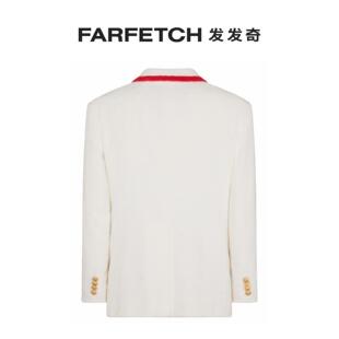 双排扣西装 Dsquared2男士 夹克FARFETCH发发奇