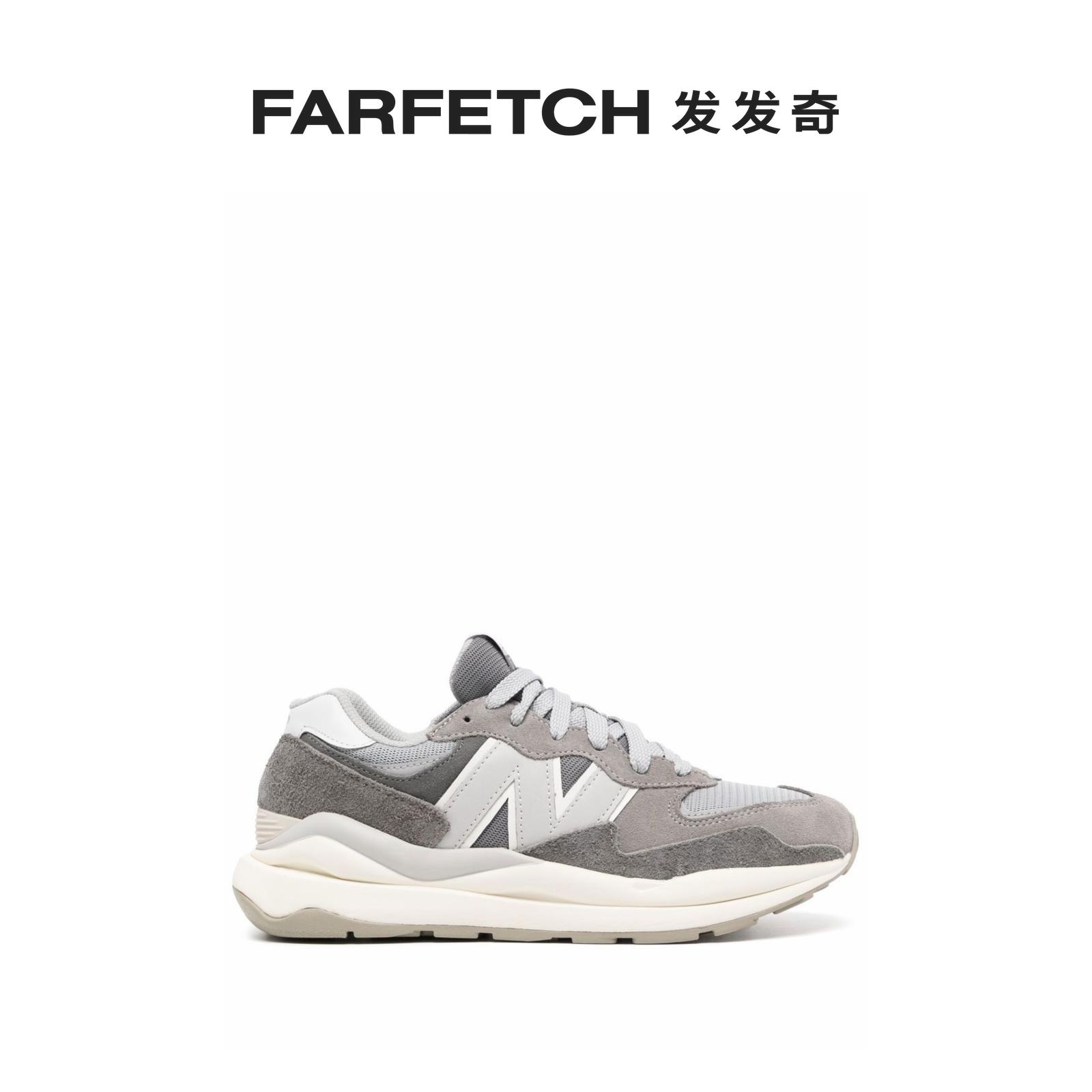 New Balance男士标贴拼接运动鞋 FARFETCH发发奇