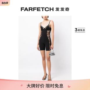 连体短裤 Fleur Mal女士花卉蕾丝紧胸衣式 FARFETCH发发奇