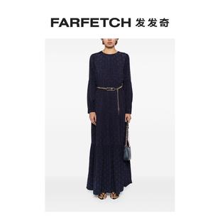 logo束腰超长连衣裙FARFETCH发发奇 Michael Kors女士Empire