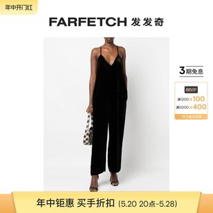 Gold FARFETCH发发奇 连体长裤 Hawk女士丝绒无袖