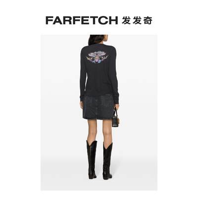 Zadig&Voltaire女士Cécilia 亨利领棉T恤FARFETCH发发奇