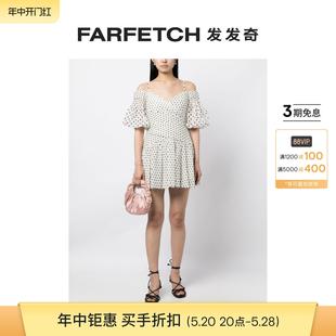 Zimmermann女士雪纺百褶迷你连衣裙FARFETCH发发奇