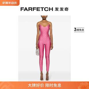 Oseree女士晶饰连体长裤 FARFETCH发发奇