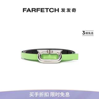 Salvatore Ferragamo菲拉格慕女士扣环皮质腰带FARFETCH发发奇