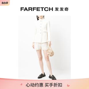 FARFETCH发发奇 SHIATZY CHEN女士蕾丝边饰排扣贴身夹克