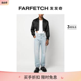 FARFETCH发发奇 VTMNTS男士 双层直筒牛仔裤