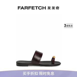 Giuseppe 皮质凉鞋 Norbert Zanotti男士 FARFETCH发发奇