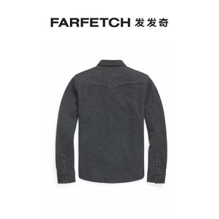 Lauren男士 FARFETCH发发奇 西部风羊绒混纺衬衫 Ralph Polo