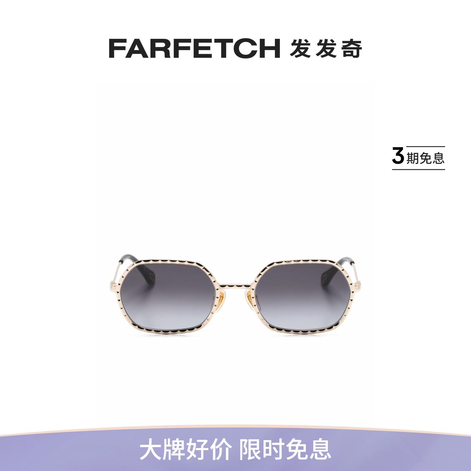 Chloe女士长方形框太阳眼镜FARFETCH发发奇